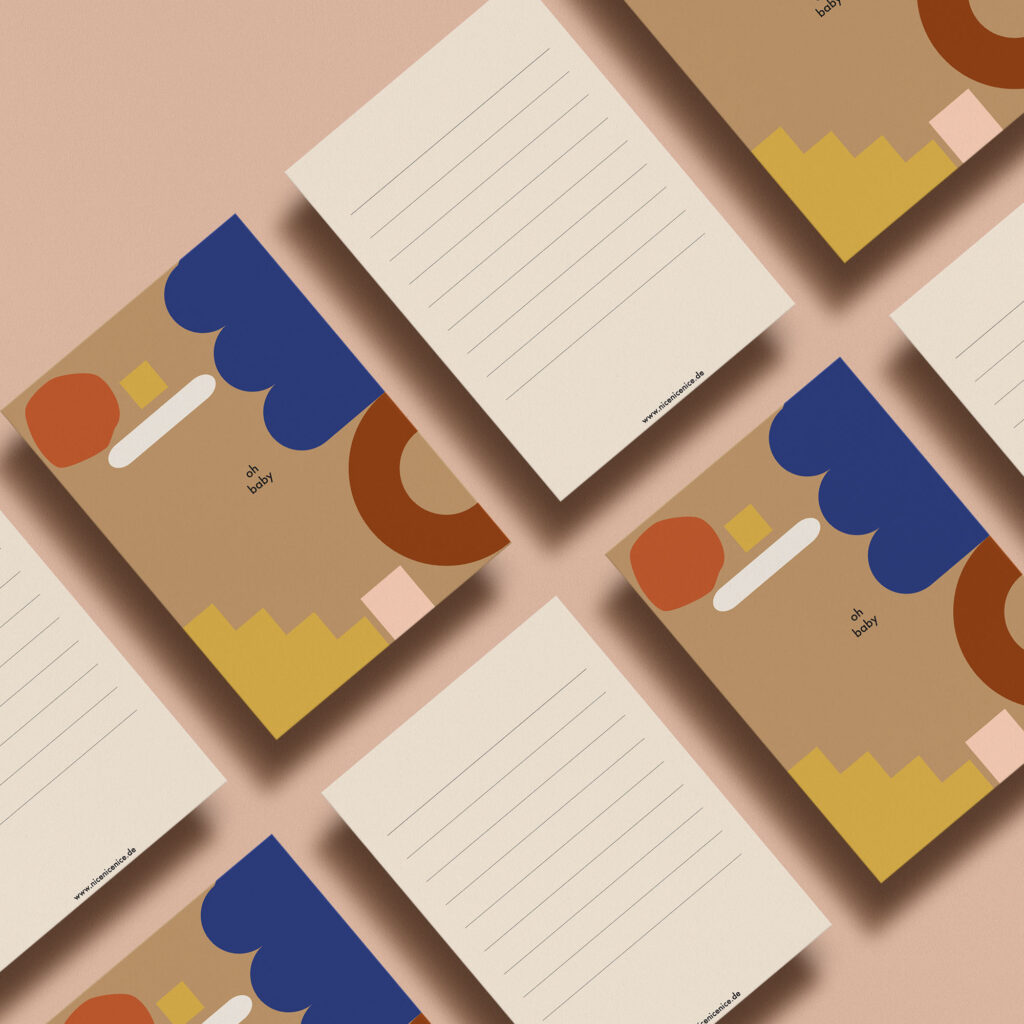 Postkarte - oh baby