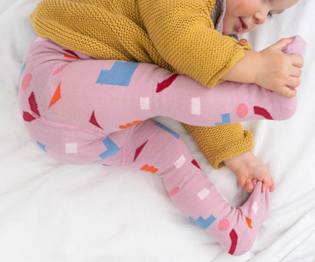 Baby- und Kinder Strumpfhose play rose
