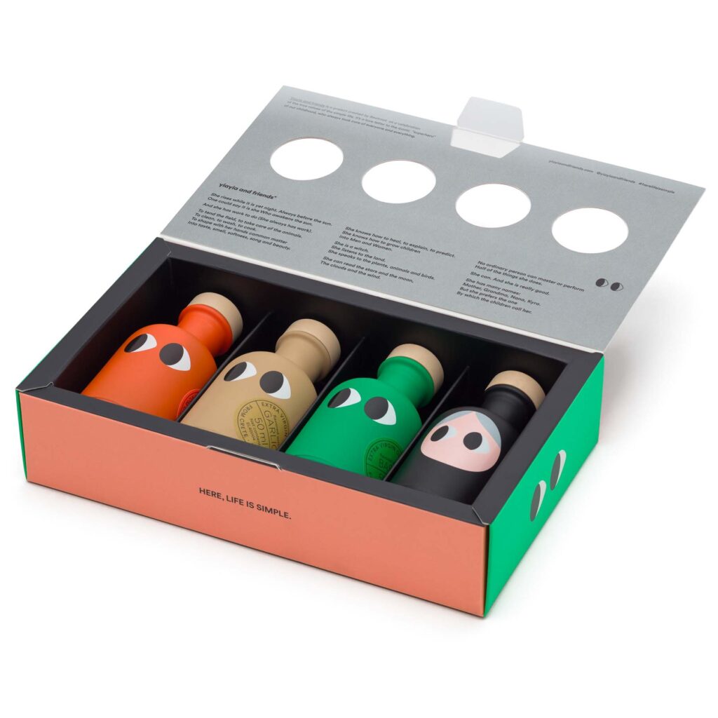 yiayia Geschenk Set 4x Öl