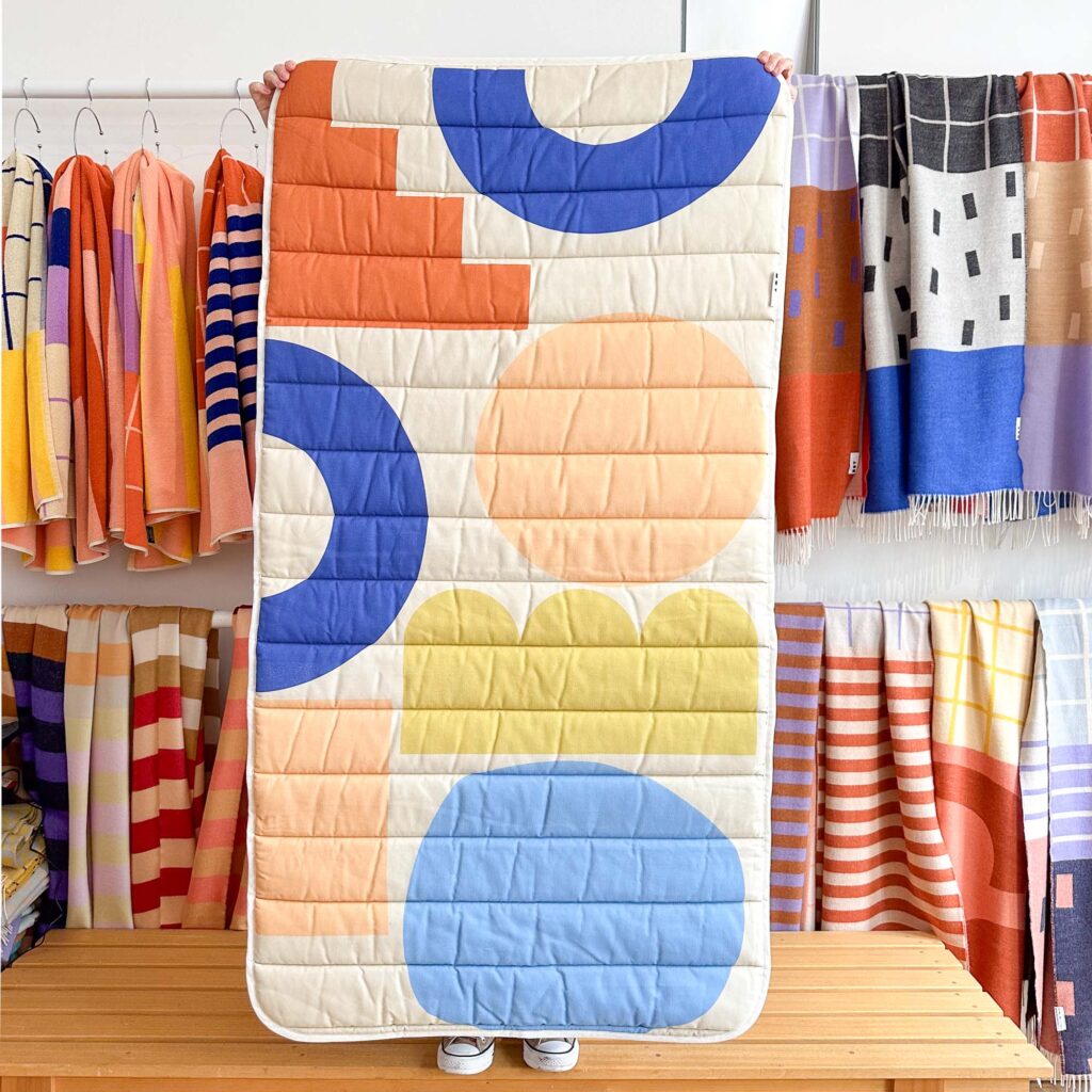 B-Ware Steppdecke - blocks II