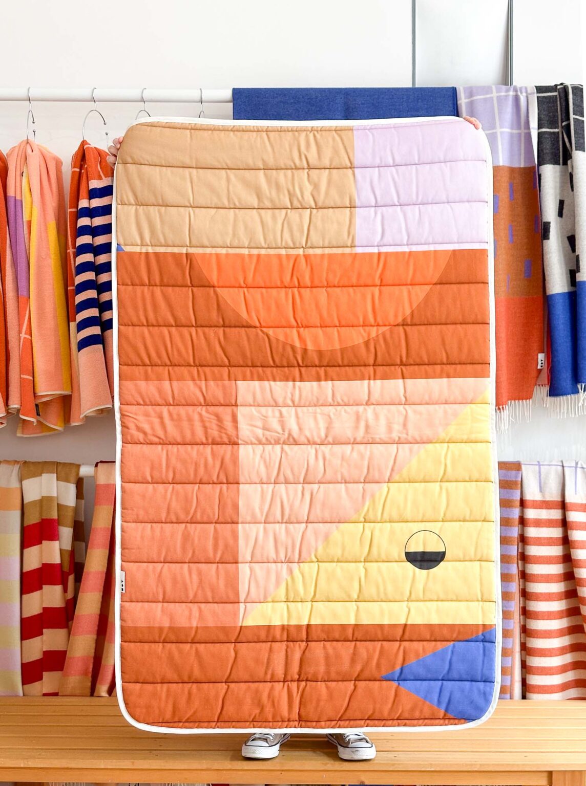 B-Ware Steppdecke - lookilook red I