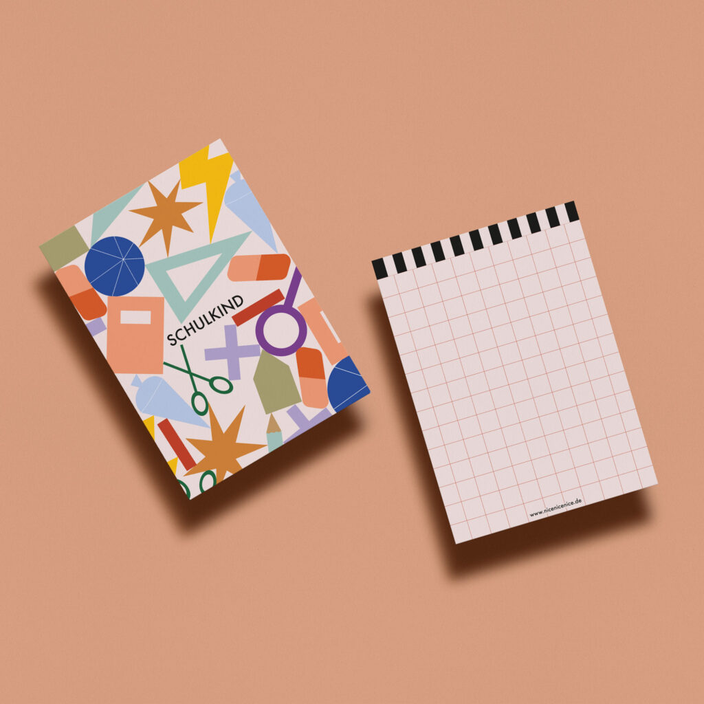 Postkarte Schulkind