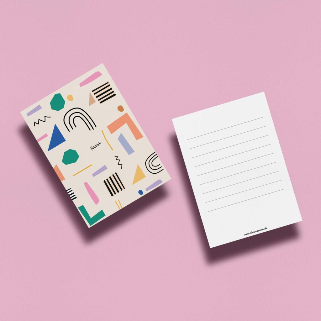 Postkarte jippieh