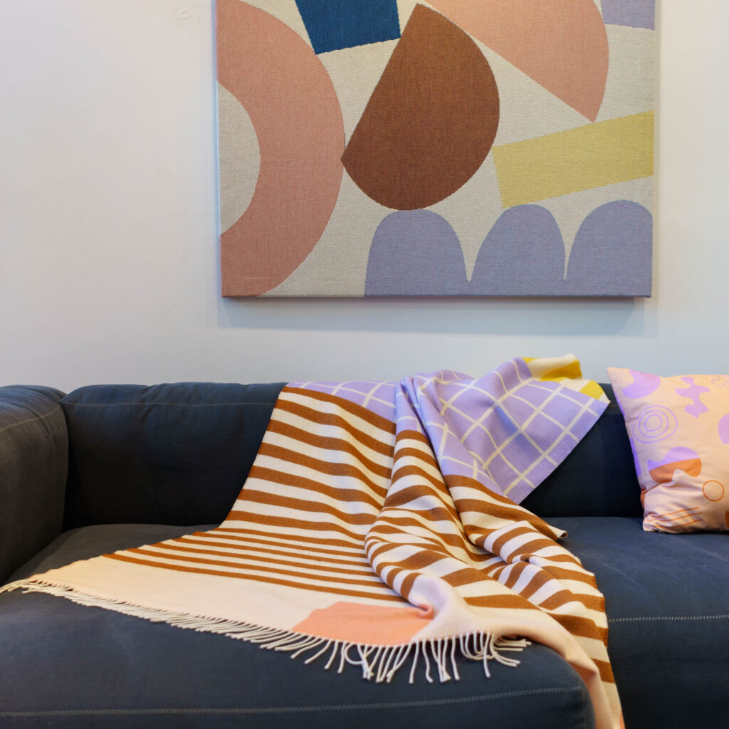 nice Merino Decke pattern - No 1 - 200x140cm