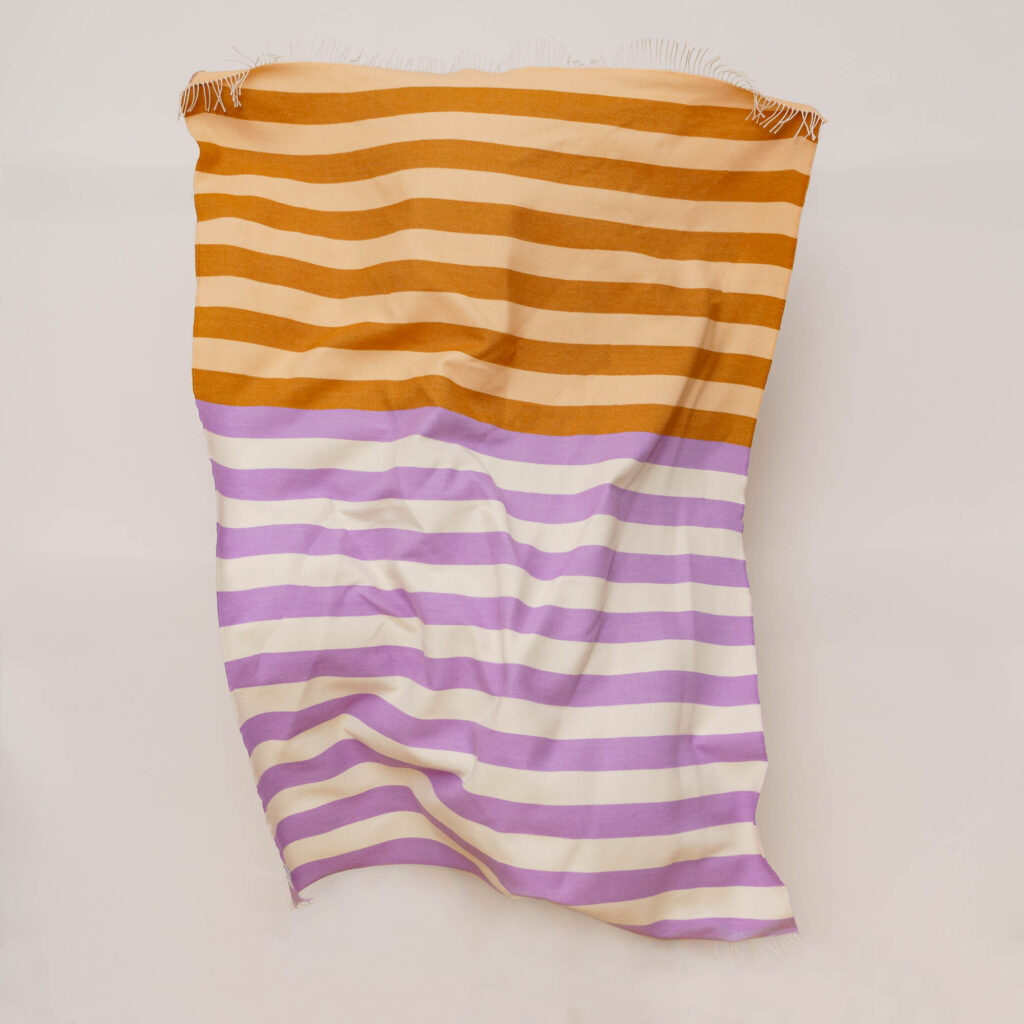 nice Merino Decke stripes - No 1 - 200x140cm