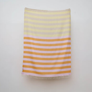 nice Merino Decke stripes - No 3 - 200x140cm