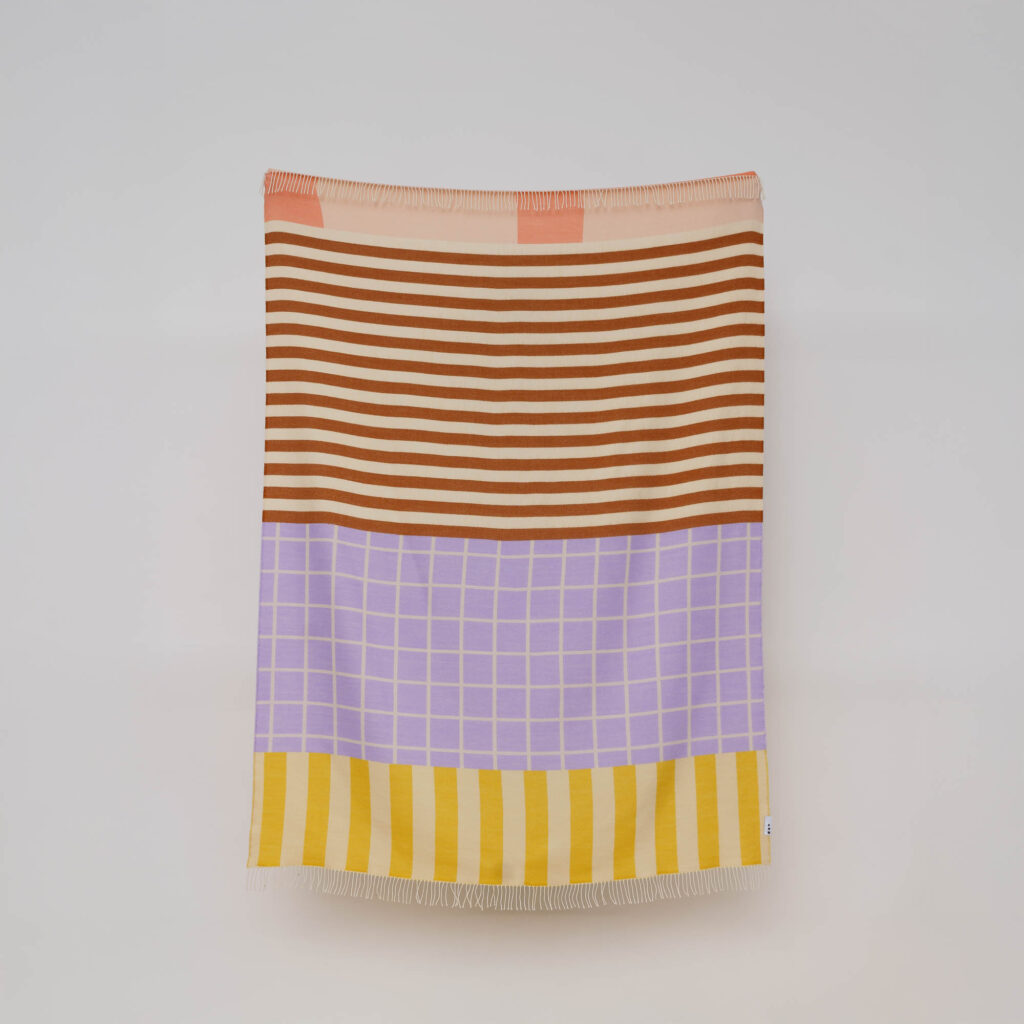 nice Merino Decke pattern - No 1 - 200x140cm