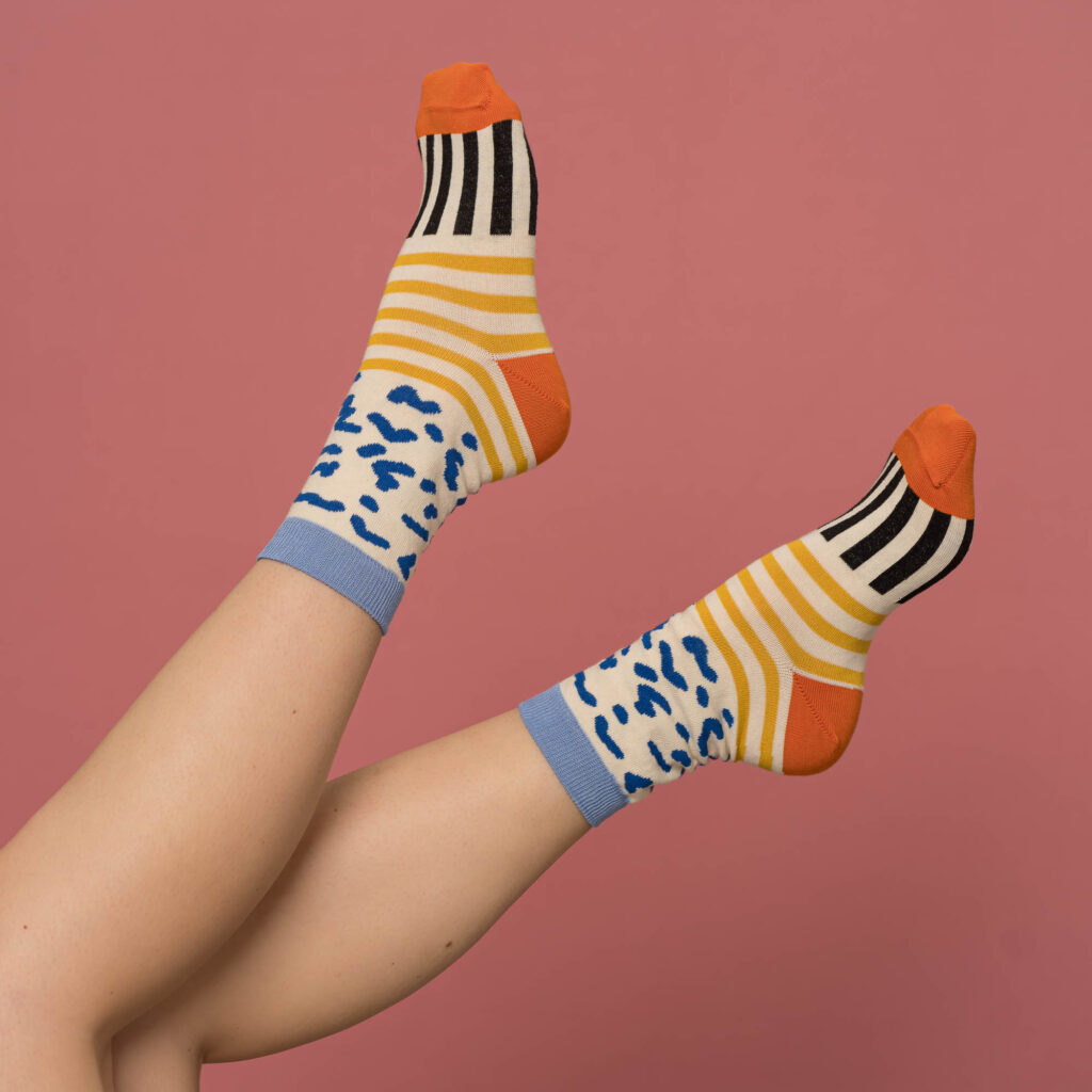 nice socks memphis - yellow