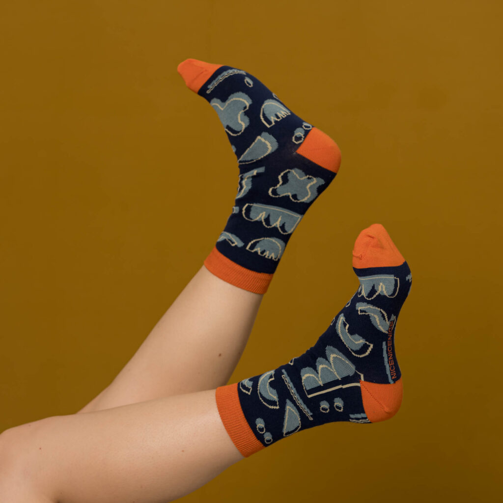 nice socks in + out - dark blue