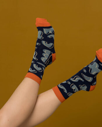 nice socks in + out - dark blue