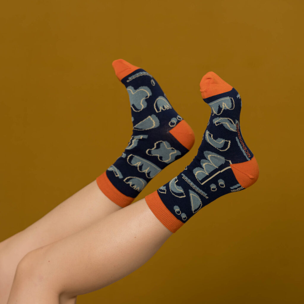 nice socks in + out - dark blue