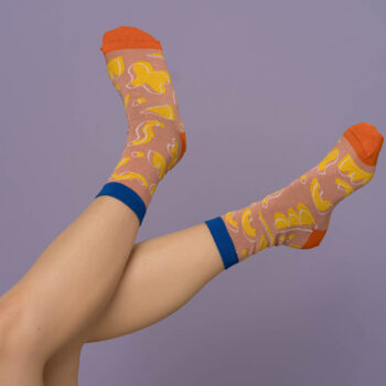 nice socks in + out - rose