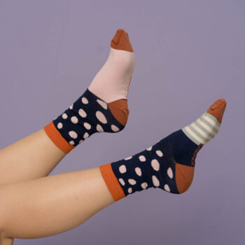 nice socks speckles - dark blue