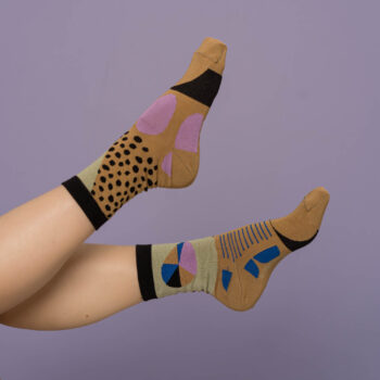 nice socks pebbles - brown