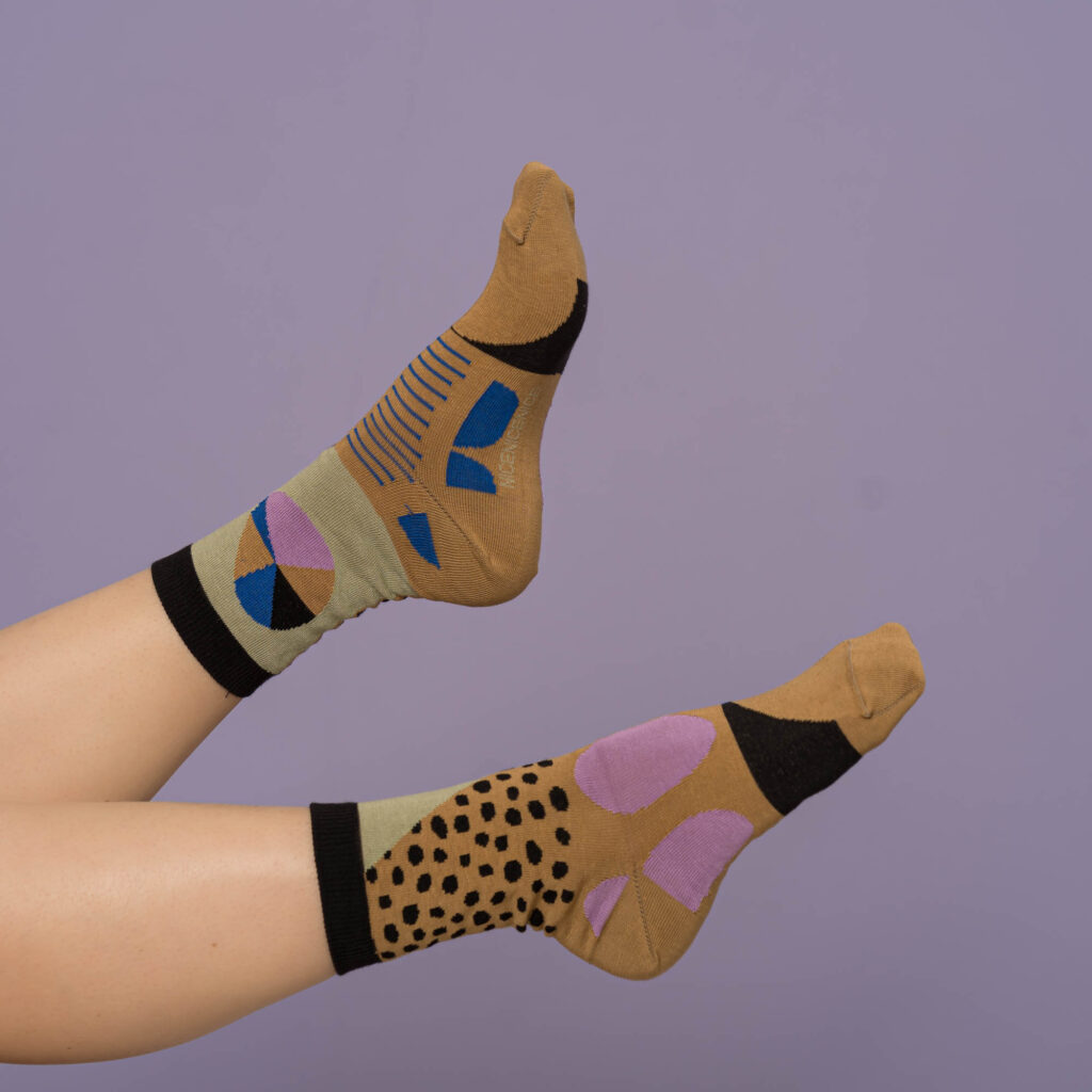 nice socks pebbles - brown