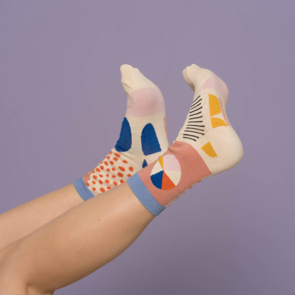 nice socks pebbles - rose
