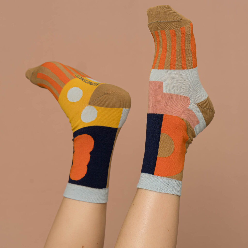 nice socks tile - blue