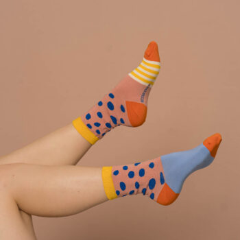 nice socks speckles - yellow
