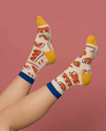 nice socks in + out - creme