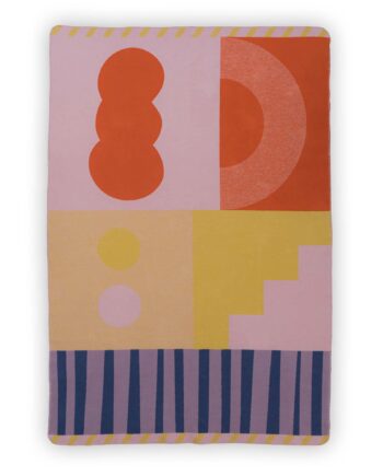 Decke TILE - 220x150cm - Biobaumwolle