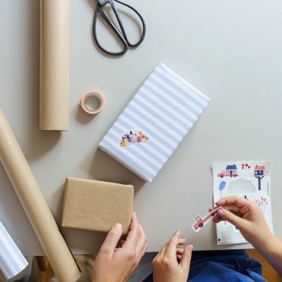 Stickerbogen kleines Haus