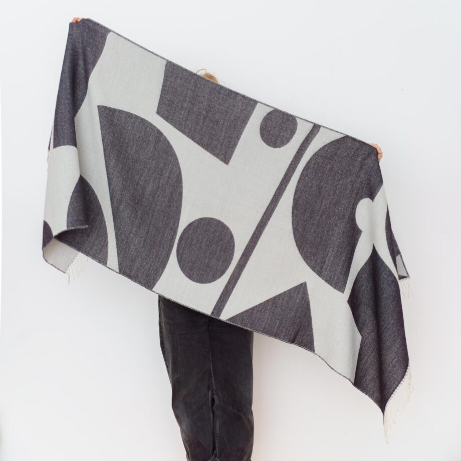 nice Merino Schal bicolor - No 3