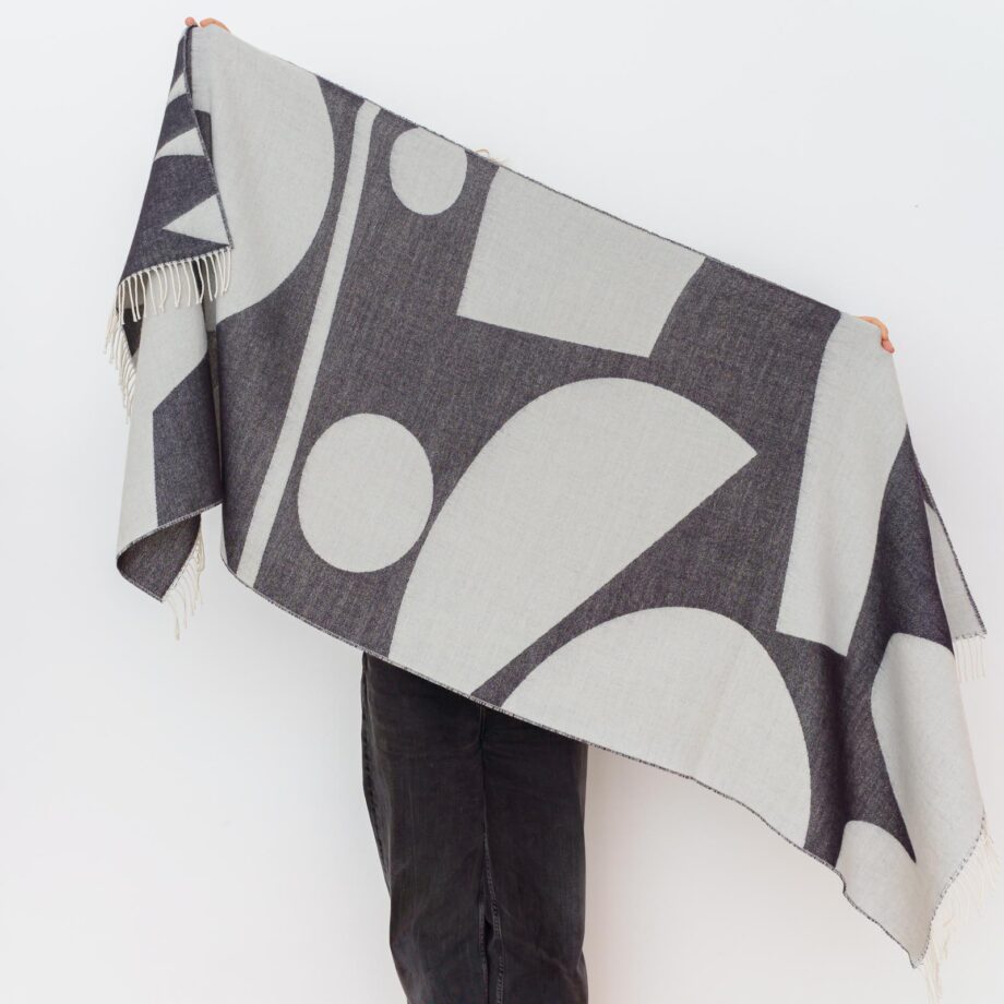 nice Merino Schal bicolor - No 3