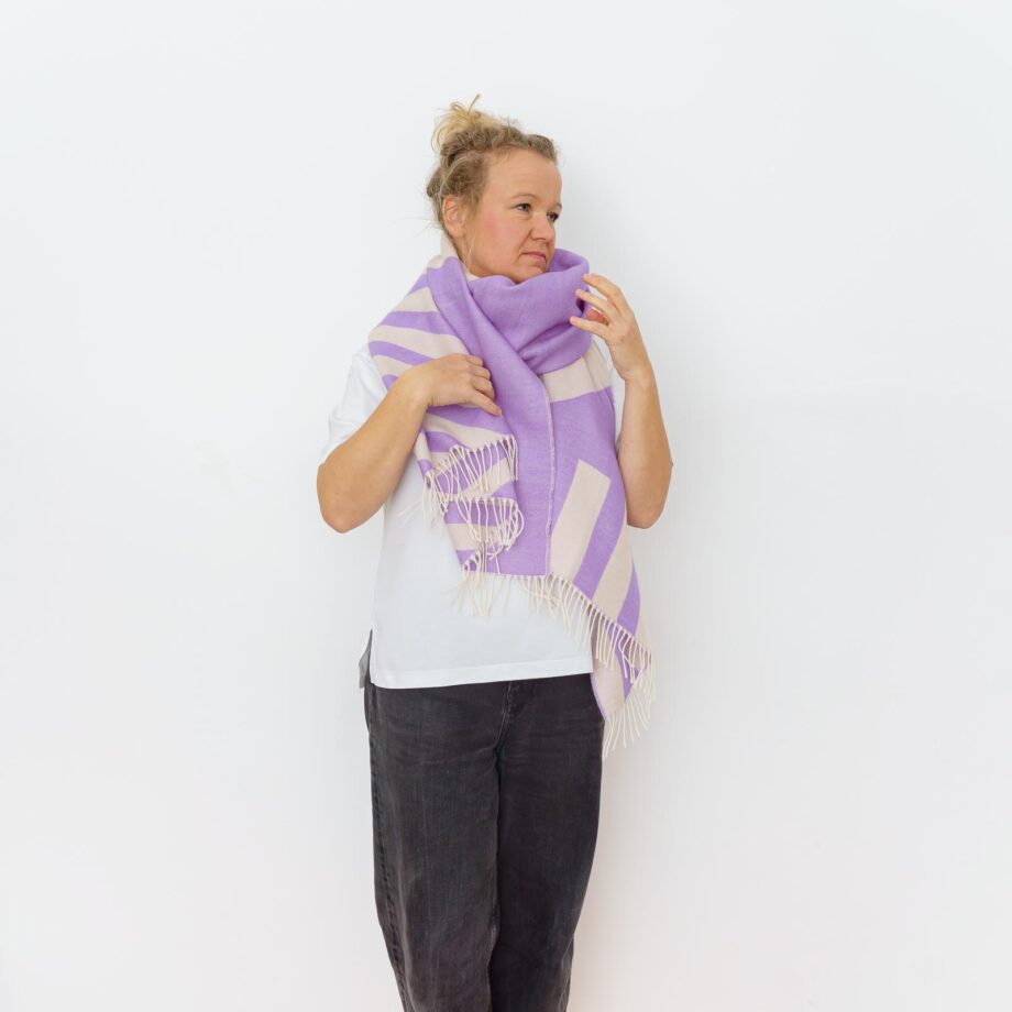 nice Merino Schal bicolor - No 2