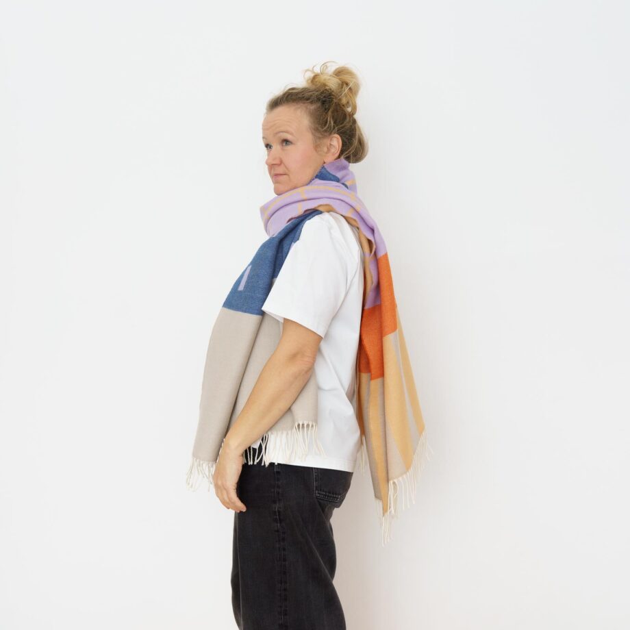 nice Merino Schal stripes - No 26