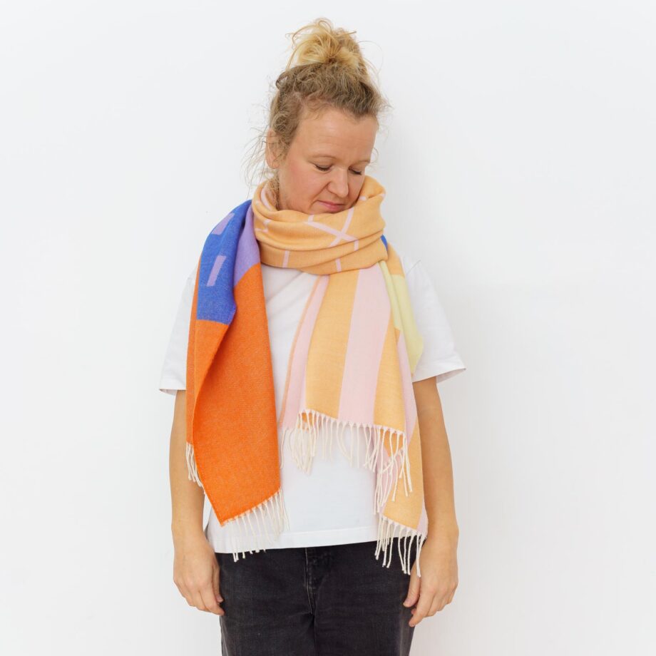 nice Merino Schal stripes - No 24