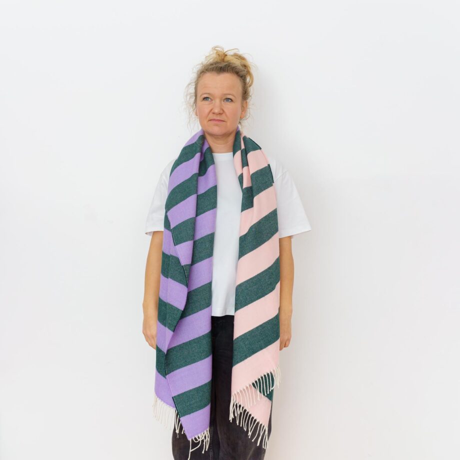 nice Merino Schal stripes - No 10