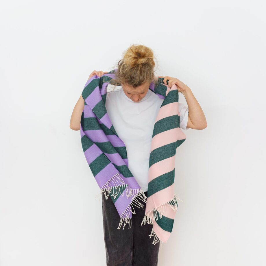 nice Merino Schal stripes - No 10
