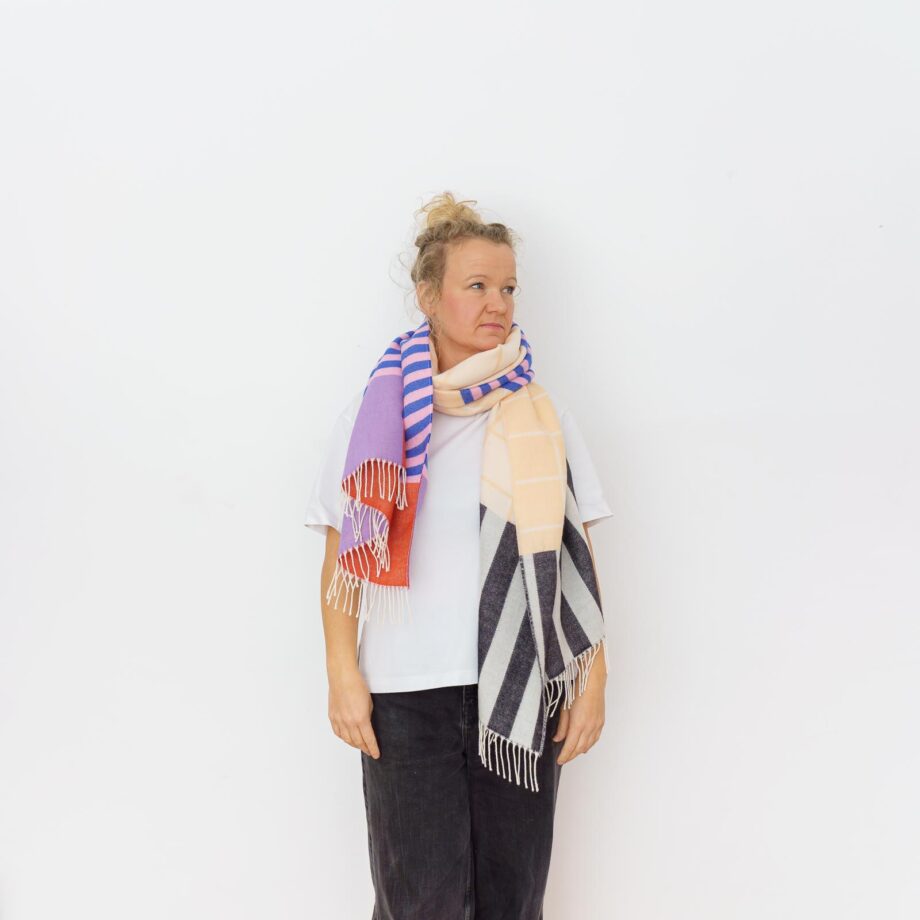 nice Merino Schal stripes - No 29