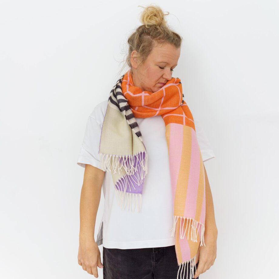 nice Merino Schal stripes - No 30