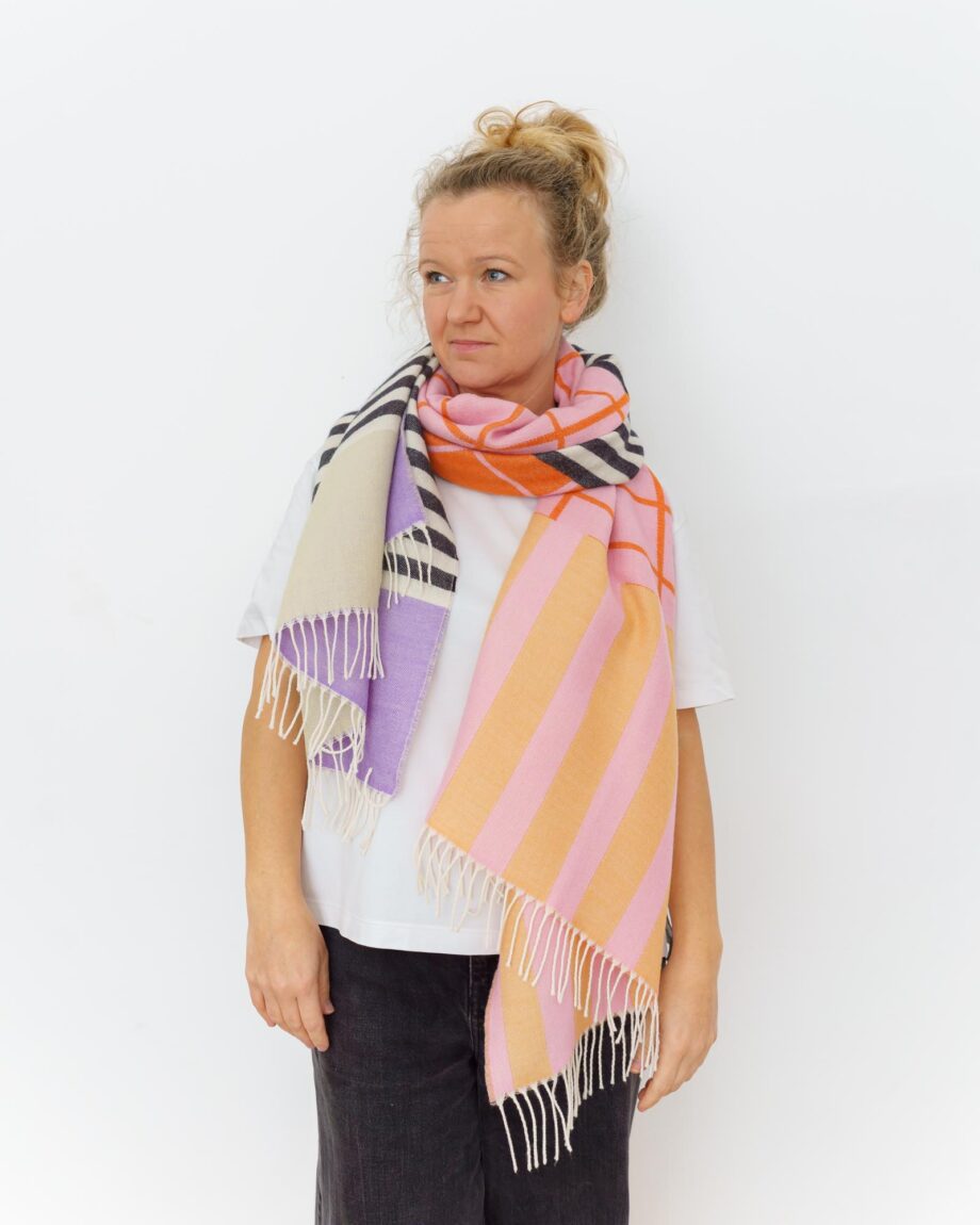 nice Merino Schal stripes - No 30