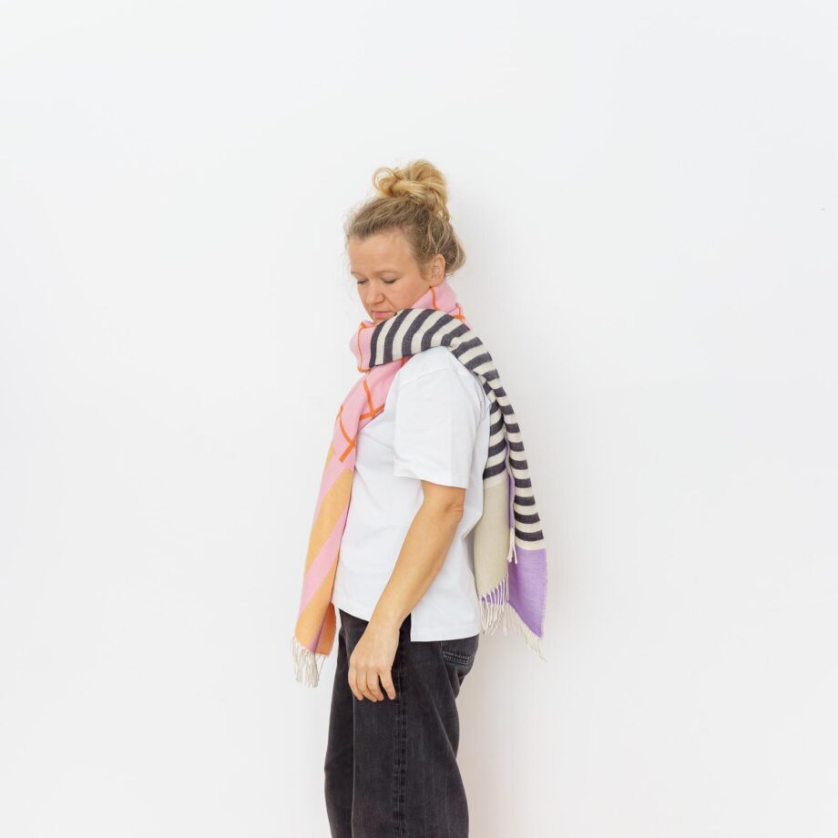 nice Merino Schal stripes - No 30