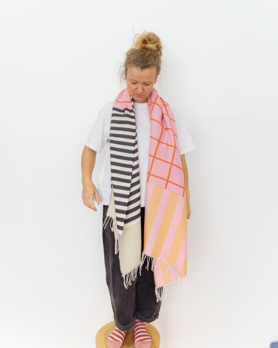 nice Merino Schal stripes - No 30