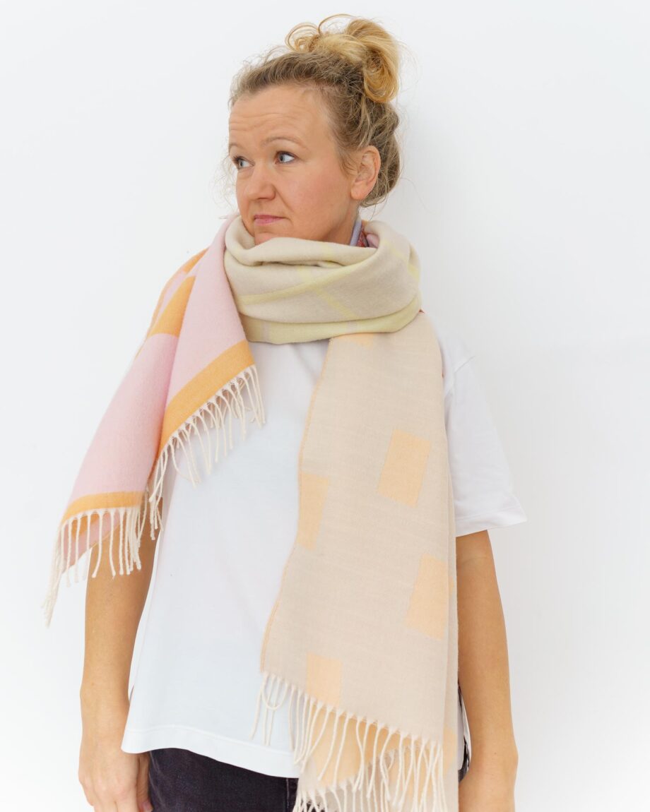 nice Merino Schal stripes - No 22
