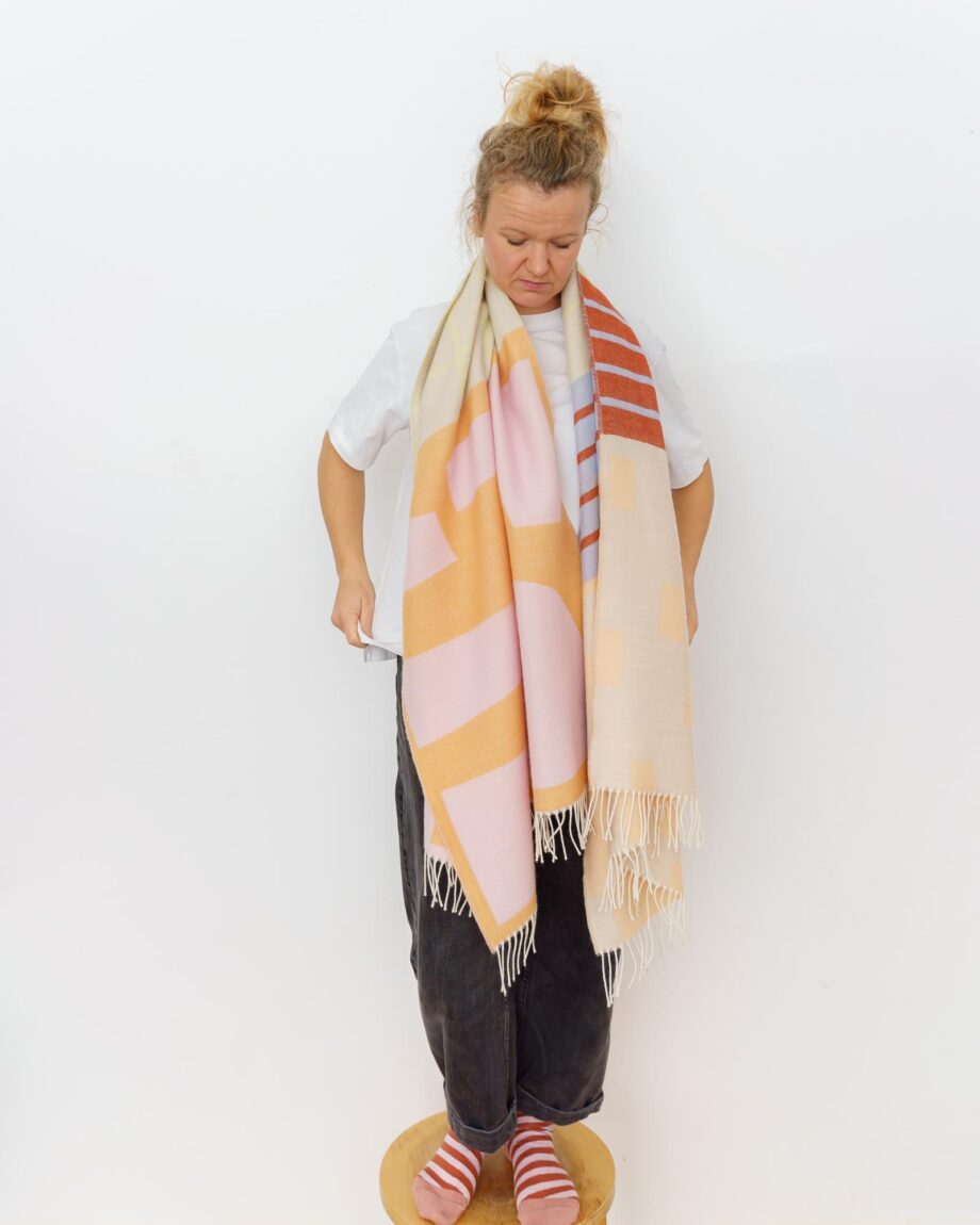 nice Merino Schal stripes - No 22