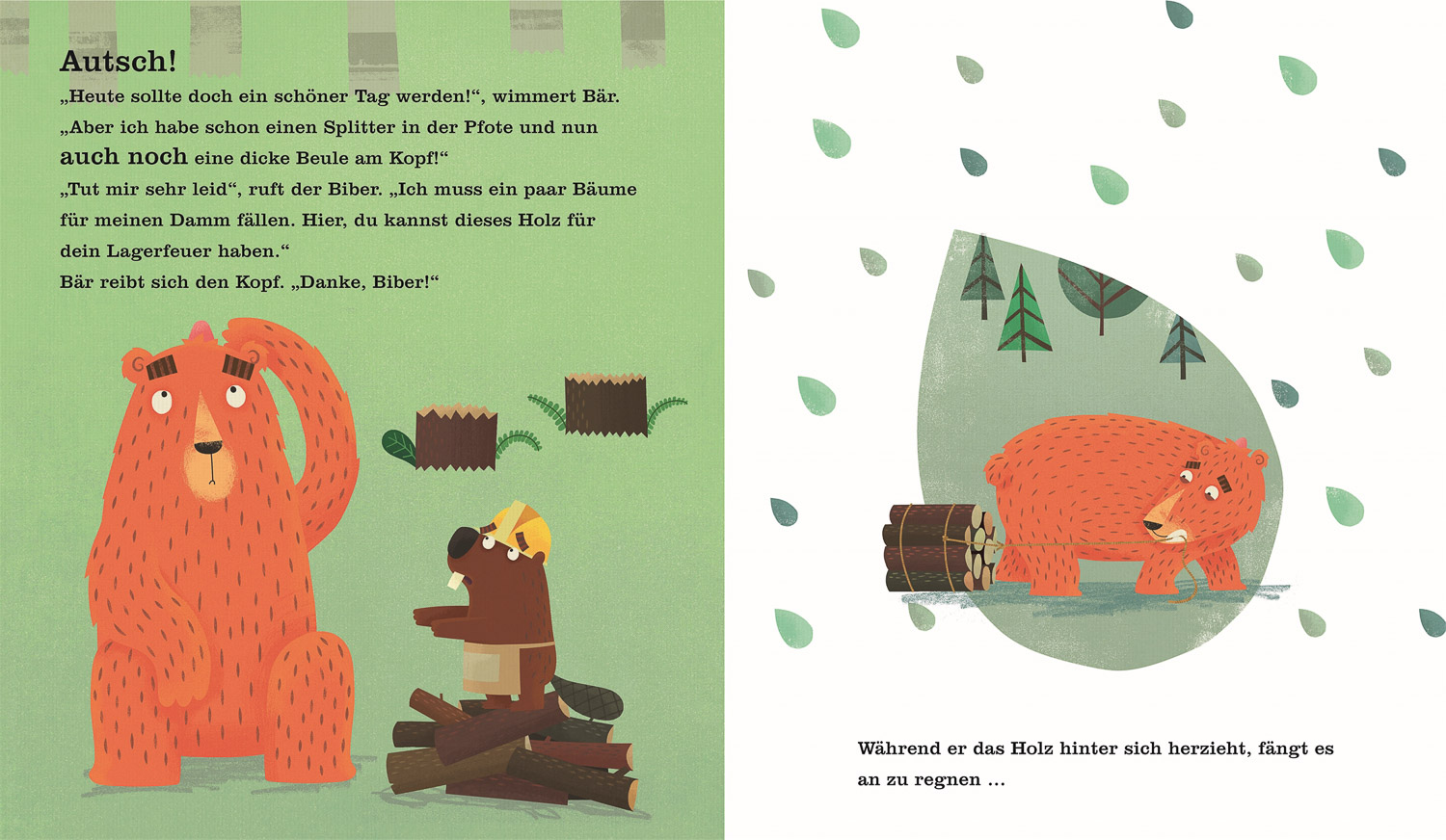 Dieser Tag ist schwer, denkt der Bär