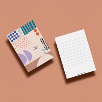 Postkarte happy birthday III