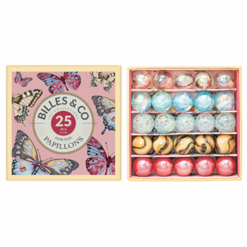 Murmeln - kleine Schatulle Schmetterling