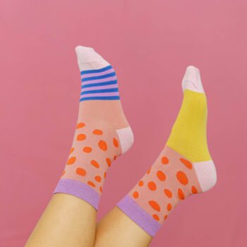 nice socks speckles - rose red