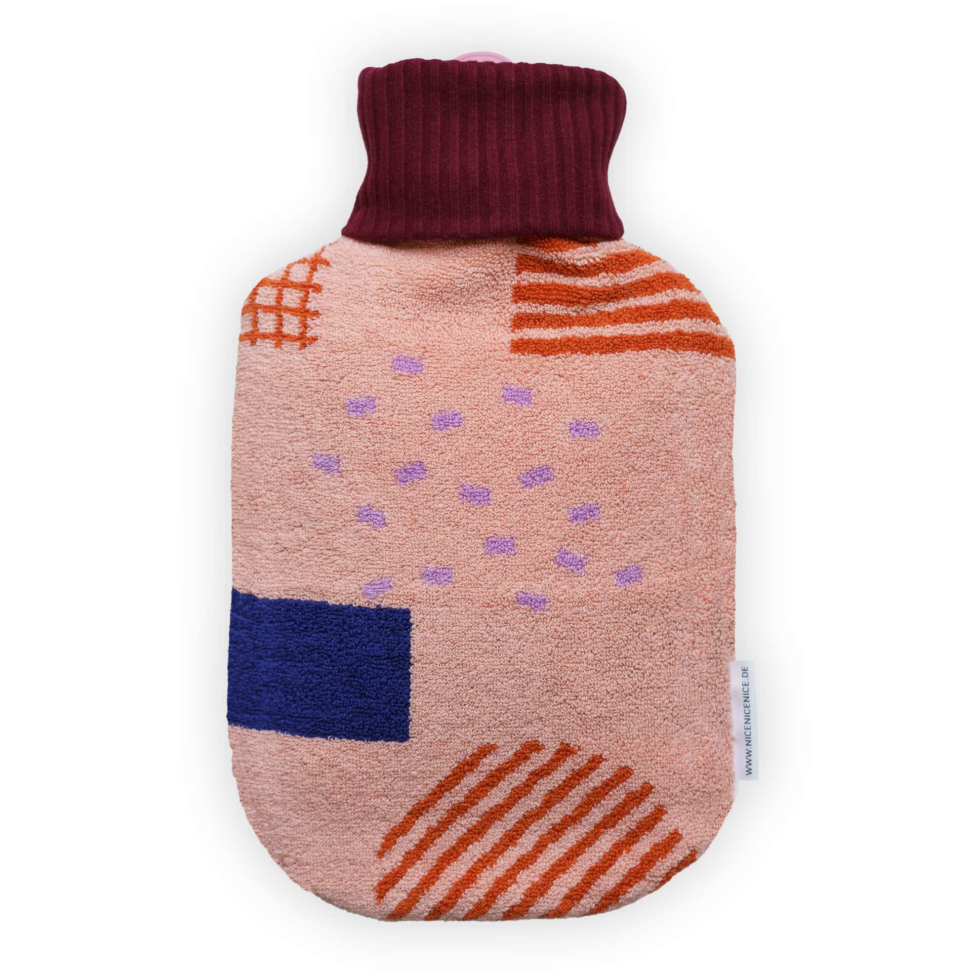 Wärmflasche bordeaux